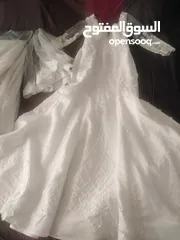  1 بدلة عروس بيضاء