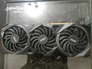  1 كرت شاشة RTX 3070 8GB MSI VENTUS