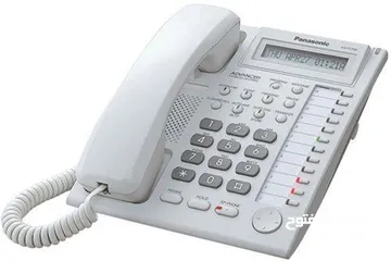  1 تلفون ماستر اوبريتور لمأمور المقسم panasonic kx-t7730