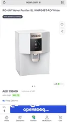  4 Milano RO+UV Water Purifier فلتر تنقية المياه ميلانو