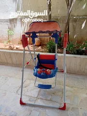  2 مرجيحة اطفال منزليه بحالة الجديد للبيع