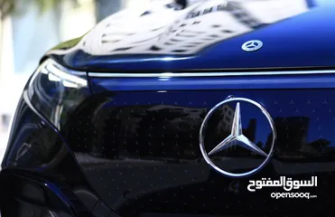  7 للبيع  مرسيدس MERCEDES EQS 580 SUV 4MATIC  موديل 2023  كهربائية بالكامل  7 مقاعد  فل كامل