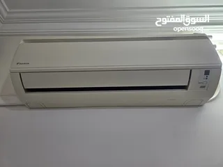 3 مكيفات دايكن (1 طن + 1.5 طن) - عدد 2 للبيع