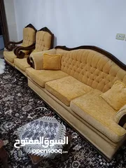  2 طقم كنب 7مقاعد نظيف