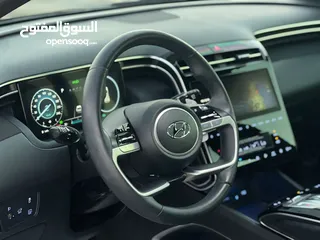  11 هونداي توسان/2022 فل الفل بدون فتحة سقف  2x4 ///240Hp بنزين + كهرباء  ( Haybrid) 1600cc