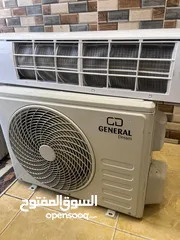  7 مكيف قطعتين نوع جنرال دريم واحد طن غاز محبوس مستعمل نظيف بحال الوكالة ((بسعر مغري جداً )).