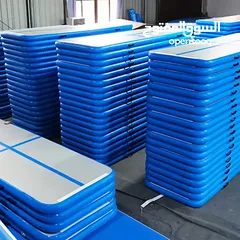  4 فرشة نفخ الجمباز الأصلية