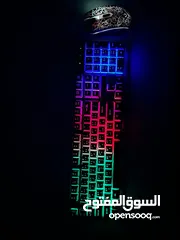  5 كيبورد و ماوس قيمنق بإضاءة LED (لا يناقش في السعر)