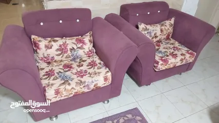  4 كنب سبع مقاعد شبه وكاله مع السجاده
