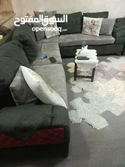  1 طقم كنب شبه جديد للبيع فقط