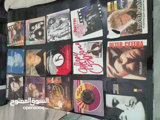  19 اسطوانات فينيل نادرة واصلية 130 البوم اجنبي وعربي اصدارات قديمة تستحق الاقتناء