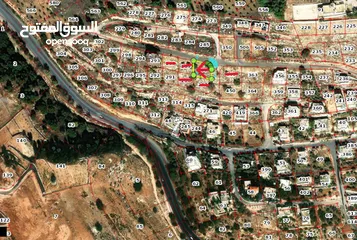  1 ارض للبيع من اراضي غرب عمان بلال على شارعين ممنطقة بانوراما