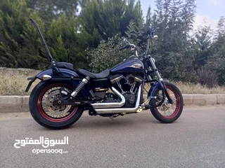  2 Harley Davidson street bob 2013.1700ccبحاله الوكاله