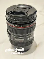  2 Canon 24-105 F/4L IS USM lens