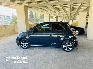  10 فيات 500e كهرباء 2017 للبيع – ممشى قليل – بحالة ممتازة