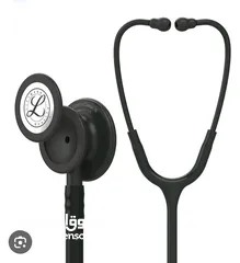  2 سماعة ليتمان جديدة اصلية مع سيريال ،   Littmann  stethoscope   Black edition Classic III