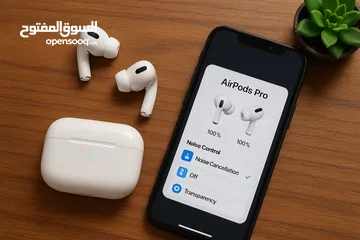  2 سماعة AirPods Pro 2  نسخة الكوبي 1 مختومة ختم ابل
