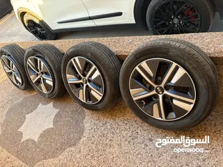  1 جنط كيا نيرو (16-الاصلي) مع كوشوك