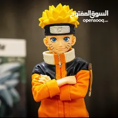  4 Naruto Anime Figures Shippuden Model PVC Toys Big Size