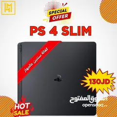  1 بلاستيشن 4 سليم مع كفاله PS4 Slim بافضل الاسعار