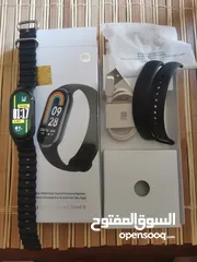  1 سوار ذكي شاومي باند 8 اللون الاسود النادر