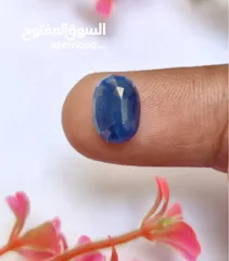  5 ياقوت أزرق مدغشقري طبيعي غير معالج  natural untreated srilanka blue sapphire stone