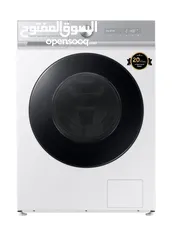  3 Samsung Front Load Washer 11.5 kg, White, with EcoBubble, AI Wash, SmartThings AI Energy Mode