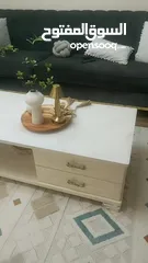  4 طاولة وسط تركي وجه زجاج ماربل