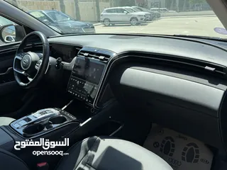  7 هونداي توسان ترخيص 2022 محرك 1600 هايبرد plug in/يقطع على الشحنه 65 كيلو متر
