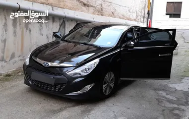  1 هيونداي سوناتا هايبرد 2014 وارد كوريا بحالة ممتازة للبيع بسعر حرق