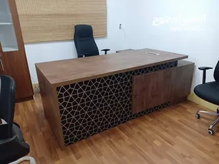  1 مكتب مدير + جانبية وطاولة