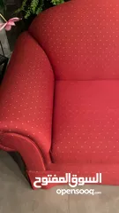  3 Red Couch- 3 Seater-Good condition