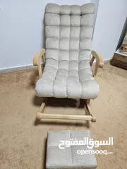  4 كرسي هزاز مع مسند