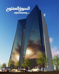  1 مكاتب للبيع في برج النبالي و الفارس  في الارسال سنتر بالقرب من برج عمار بمساحات تبدا من 45 متر مربع
