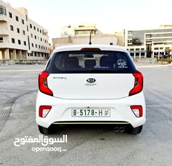  6 كيا بيكانتو 2018 GT LINE فل بصمة  عداد ( 44 ) ألف كيلو