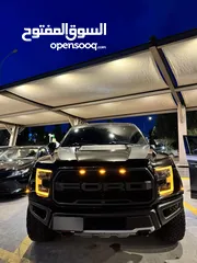 1 Ford F150 raptor 2018 clean Tittle color black 3.500cc v6 twin turbo eco boost super cab .