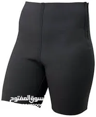  4 شورت تنحيف و حرق الدهون دبل فيس الحراري يغطي الارداف و البطن شرت التنحيف للرجال و النساء مشد مشدات