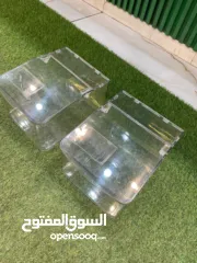  2 علب جوم ومكسرات شوكولاته علب الاكريليك