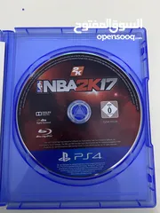  2 لعبه سله nba2k17 للبيع