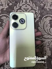  1 تلفون infinix hot 40i بحالة جيدا مع كرتونة وشاحن الاصلي +كفر