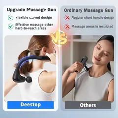  7 فرد المساج الاطبي fascial gun جلسة مساج متكاملة سهل الاستخدام فقط ب 17د وهدية مجانية اغتنم العرض