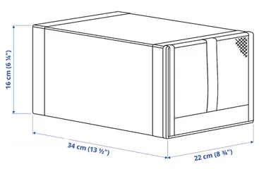  2 10 صناديق للأحذية (لون بنفسي)