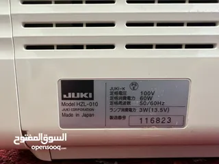  3 ماكينة خياطة وتطريز Juki HZL-010 الكتروني