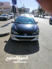  1 سيارة بيجو كشف 206cc موديل 2006 للبيع