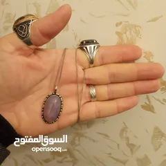  19 خواتم فضه ستاتي مطعمه بالاحجار