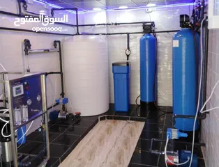  23 تجهيز وتركيب محطه مياه الشرب  ومصنع كاسات الماء تعبئة وتغليف بأعلى المواصفات بكل المملكه