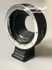  4 محول فيلتروكس الأصلي لعدسات EF بحالة الوكالة مستخدم مرة واحدة  Viltrox EF-S Mount