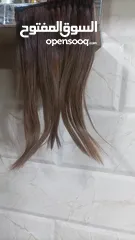  7 وصلات شعر طبيعي 100%مكفول