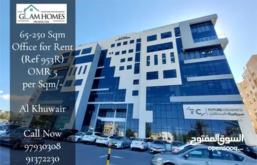  9 Office Space 65 to 250 Sqm for rent in Al Khuwair REF:953R