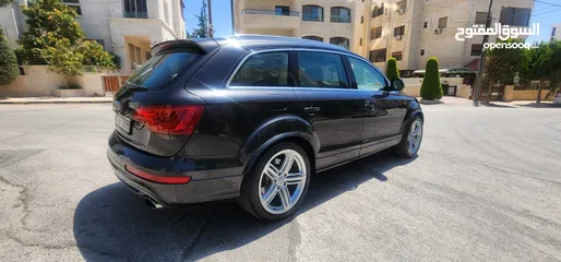  15 كاش أو اقساط من المالك AUDI Q7 2013 SLINE ممشى قليل 3.0cc سوبر تشارج فل كامل أعلى صنف فحص كامل